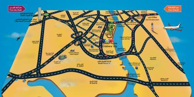 خريطة مدينة الطفل في دبي
