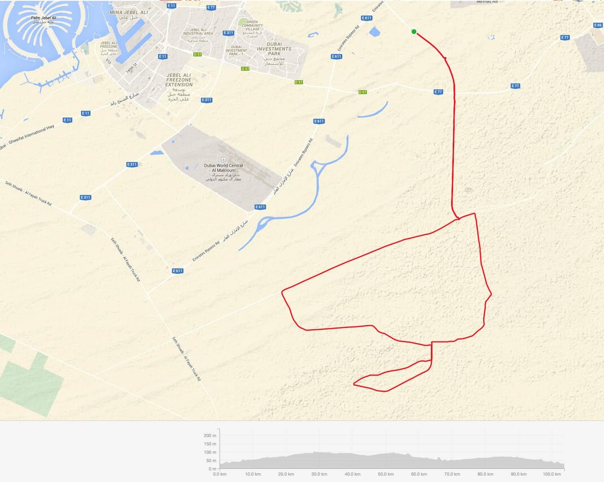 آل القدرة دورة مسار خريطة الموقع