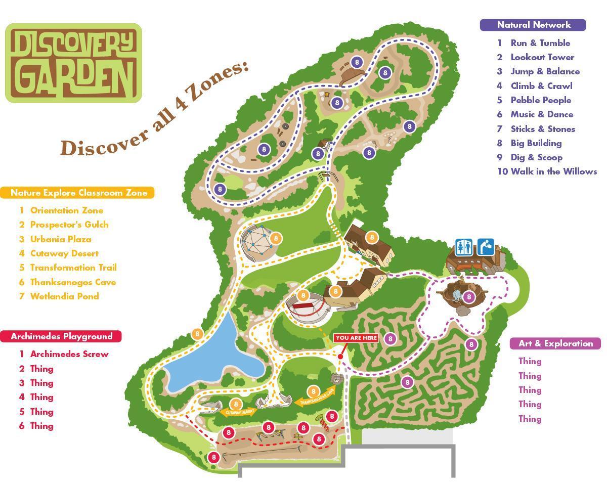 Discovery Gardens خريطة الموقع