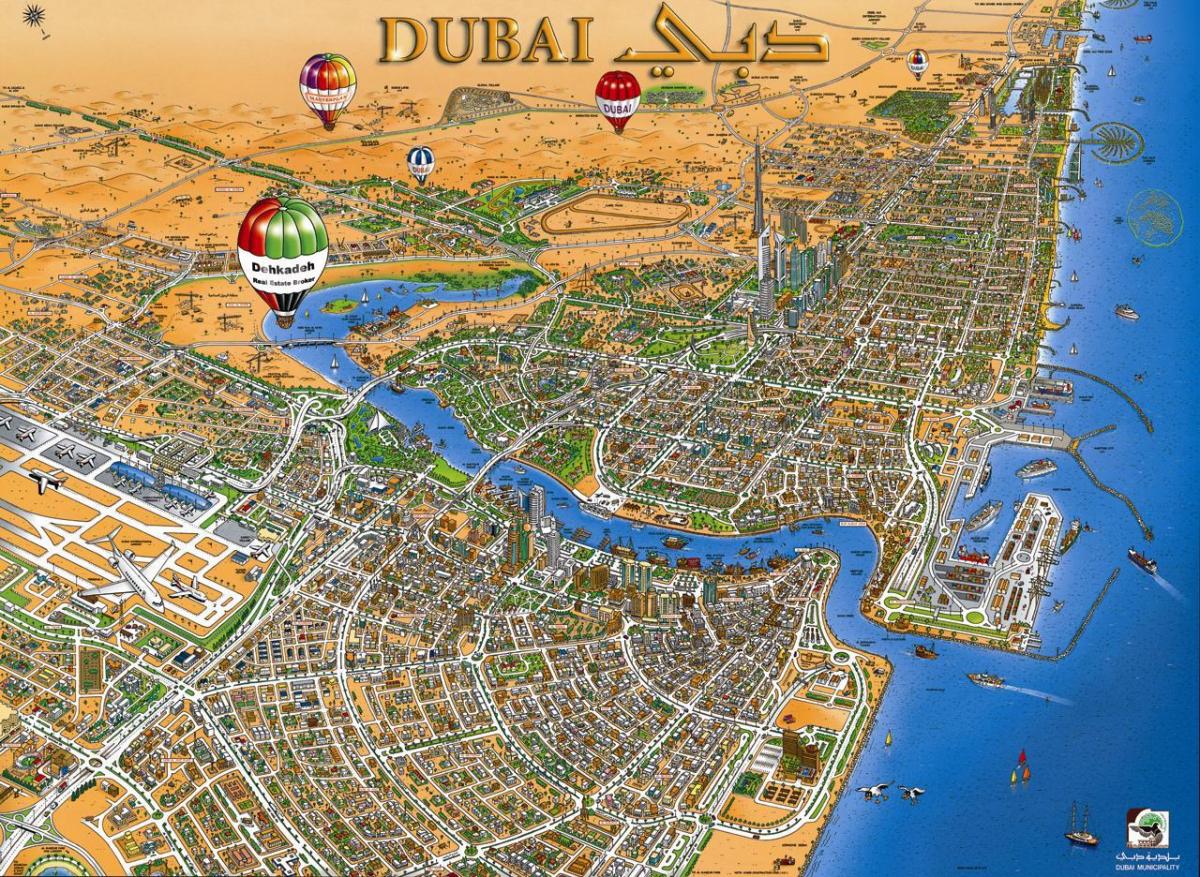 خريطة خور دبي