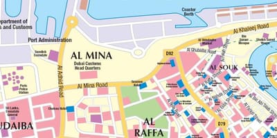 موانئ دبي خريطة