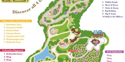 خريطة اكتشاف حدائق دبي