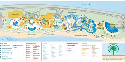 خريطة أتلانتس دبي