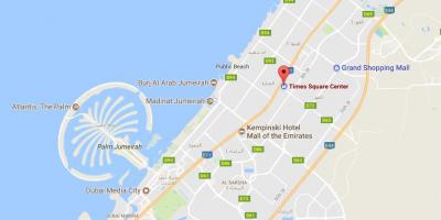خريطة تايمز سكوير سنتر دبي