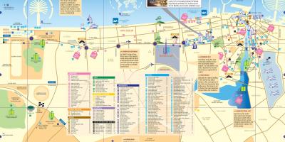 دبي خريطة الموقع