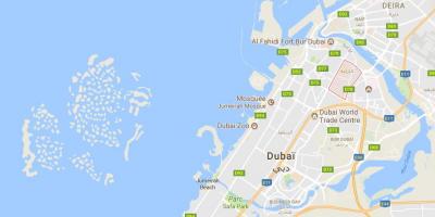 الكرامة دبي خريطة