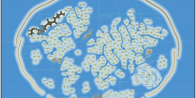 خريطة العالم جزيرة دبي