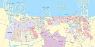 موقع خريطة دبي