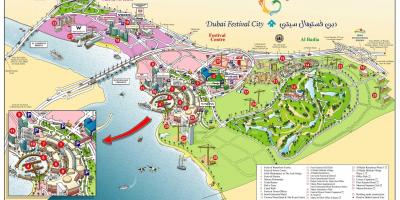 دبي فستيفال سيتي خريطة
