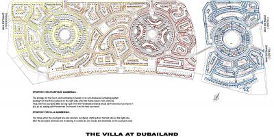 فيلا دبي خريطة الموقع