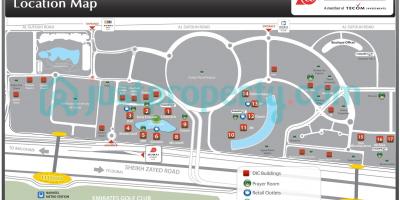 خريطة مدينة دبي للإنترنت ، 