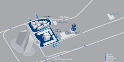 دبي مركز دبي المالي العالمي خريطة